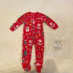 Holiday footed pajama